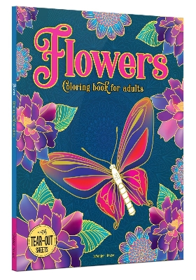 Picture of Flowers: Coloring Book For Adults Paperback