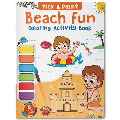 Picture of Beach fun: Pick and Paint Coloring Activity Book Paperback