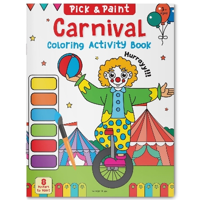 Picture of Carnival: Pick and Paint Coloring Activity Book Paperback