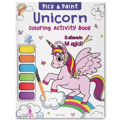 Picture of Unicorn: Pick and Paint Coloring Activity Book Paperback