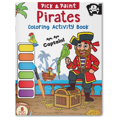 Picture of Pirates: Pick and Paint Coloring Activity Book Paperback – Coloring Book