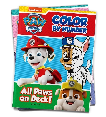 Picture of All Paws on Deck: Paw Patrol, Color By Number Activity Book Paperback
