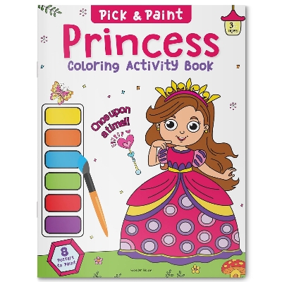Picture of Princess: Pick and Paint Coloring Activity Book Paperback – Coloring Book