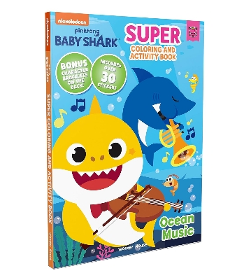 Picture of Pinkfong Baby Shark - Ocean Music : Super Coloring and Activity Book Paperback