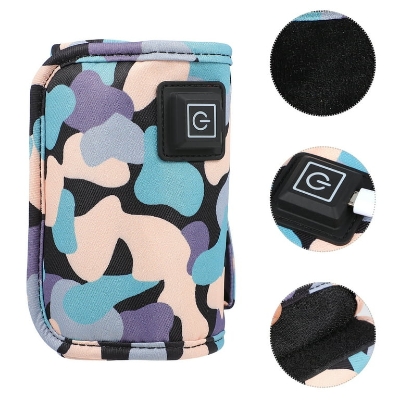 Picture of USB Milk Water Bottle Warmer Travel Stroller Insulated Bag Infant Bottle Feeding Warmer 