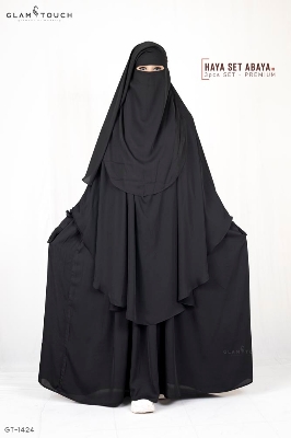 Picture of Glam Touch- Haya 3 Part Premium Set Abaya