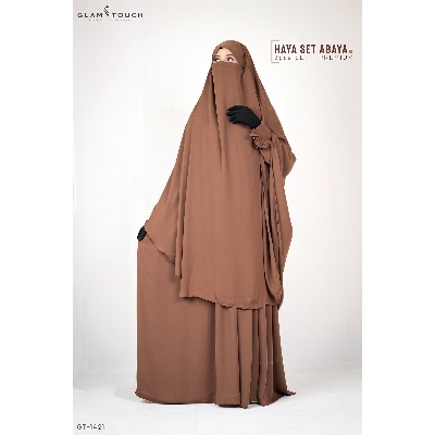 Picture of Glam Touch- Haya 2 Part Premium Set Abaya