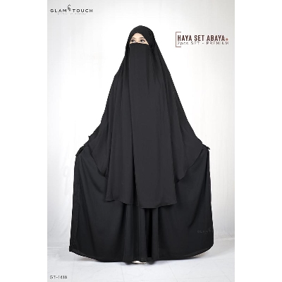 Picture of Glam Touch- Haya 2 Part Premium Set Abaya