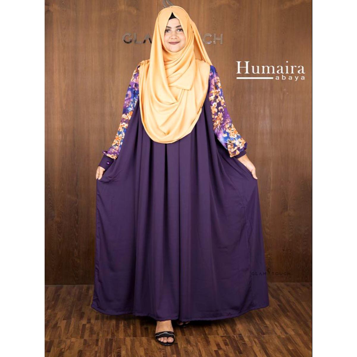 Picture of Glam Touch Premium Humayra Contrast Abaya