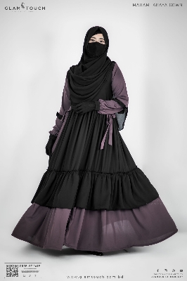 Picture of Glam Touch Premium Maham Abaya Gown