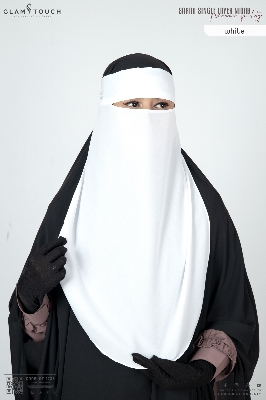 Picture of Glam Touch Premium - Sarah Single Layer Long Niqab
