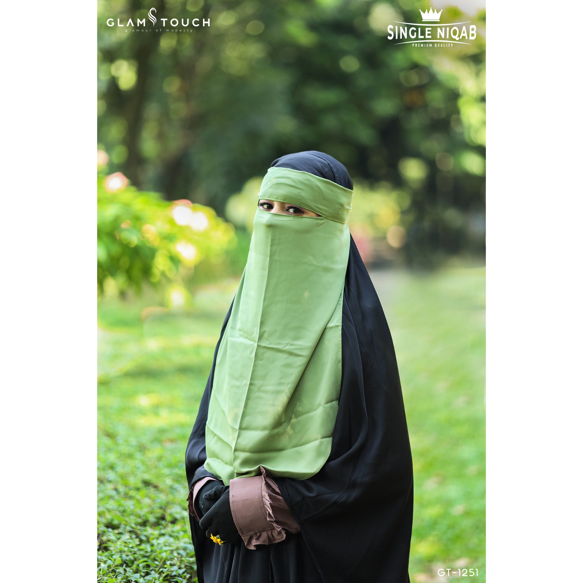 Picture of Glam Touch Premium - Sarah Single Layer Long Niqab