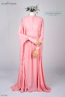 Picture of Glam Touch Premium Pleated Kaftan Abaya