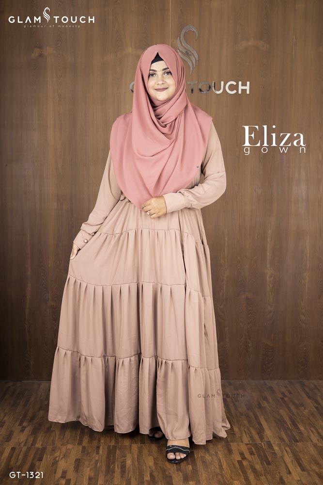 Picture of Glam Touch Premium Plain Borka Gown For Women Regular Use