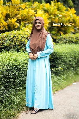 Picture of Glam Touch Premium Aaira Abaya Plain Boroka