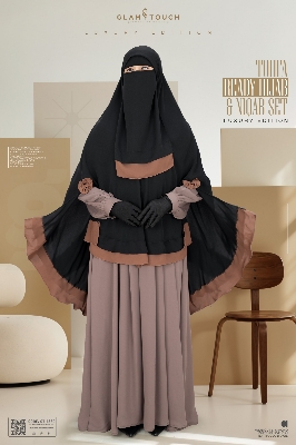 Picture of Glam Touch Premium- Tohfa Ready Hijab and Niqab Set