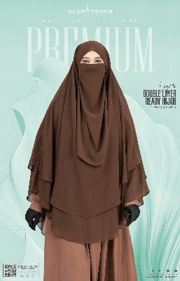 Picture of Wafa Double Layer Ready Hijab and Niqab