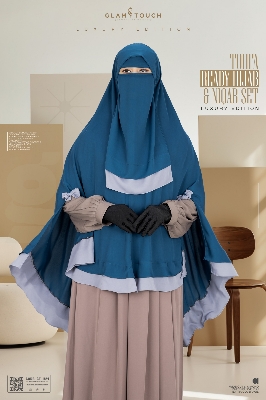 Picture of Glam Touch Premium- Tohfa Ready Hijab and Niqab Set