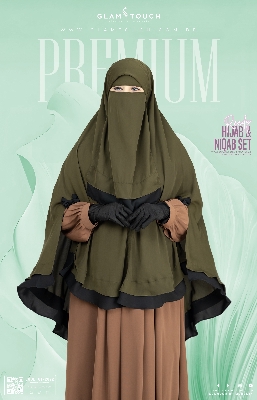 Picture of Glam Touch Premium- Tohfa Ready Hijab and Niqab Set