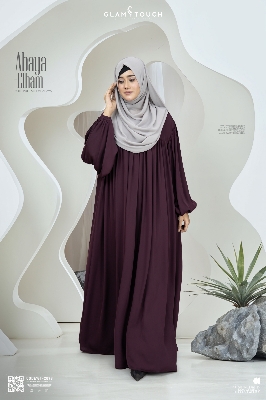 Picture of Abaya-Elham Cute Puff Sleeve Abaya
