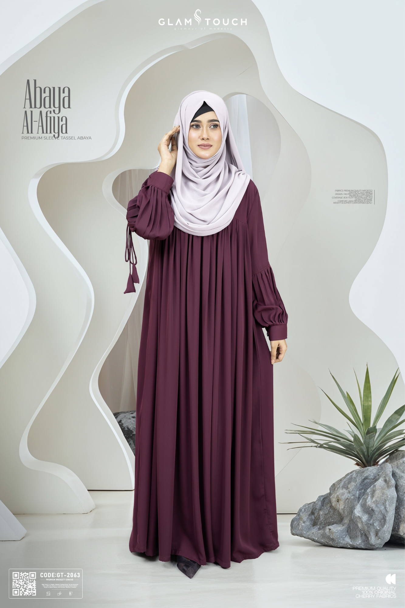 Picture of Abaya Al-Afiya Sleeve Tassel Abaya