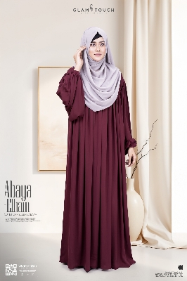 Picture of Abaya-Elham Cute Puff Sleeve Abaya