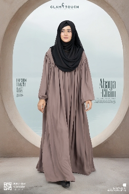 Picture of Abaya-Elham Cute Puff Sleeve Abaya