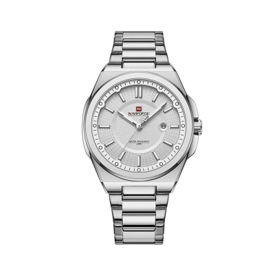 Picture of Naviforce NF9212 Stainless Steel Executive Edition Men’s Watch – Silver and White