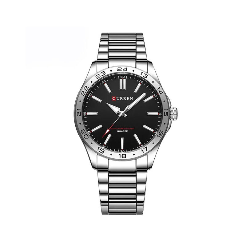 Picture of Curren 8452 Luxury Stainless Steel Men’s Watch – Silver & Black