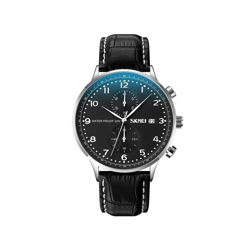 Picture of Skmei Quartz Casual Watch For Men (9301)-Black