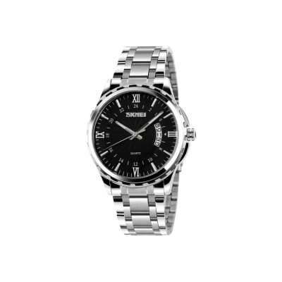 Picture of Skmei 9069 Quartz Men&#x2019;s Watch-Sliver Black
