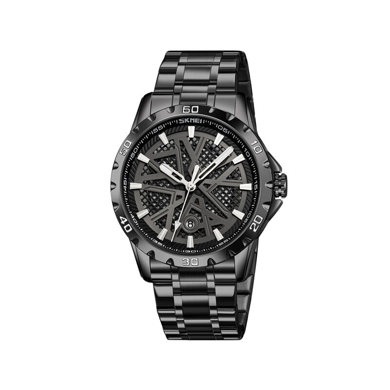 Picture of SKMEI 9337 Hollow Out Dial Watch for Men (Black)