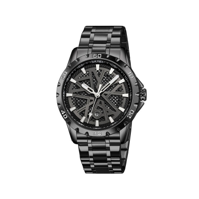 Picture of SKMEI 9337 Hollow Out Dial Watch for Men (Black)