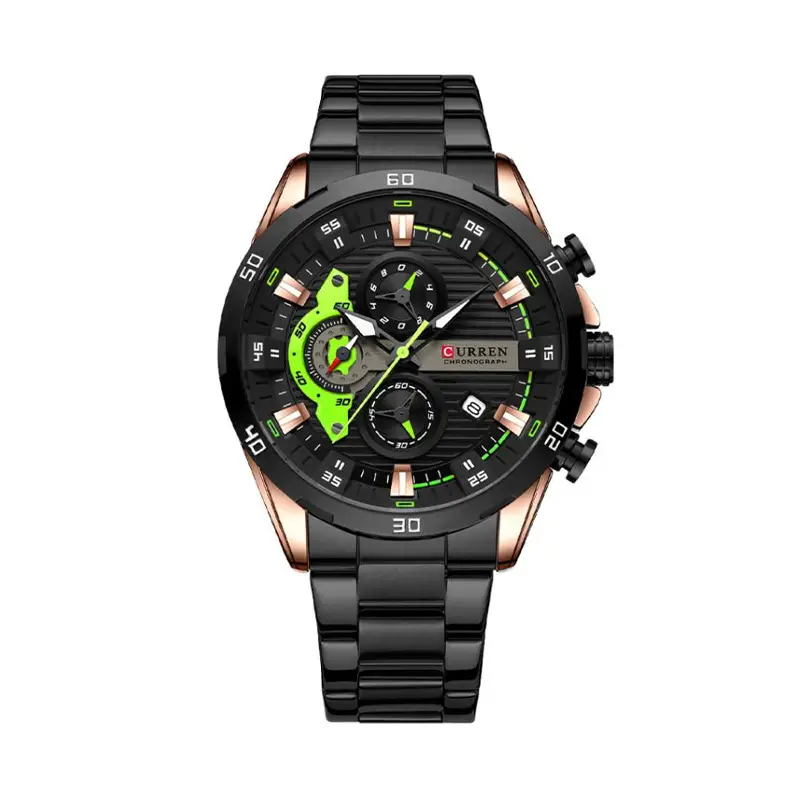 Picture of Curren 8402 Chronograph Men’s Watch-Rose Black