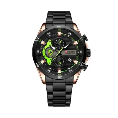 Picture of Curren 8402 Chronograph Men’s Watch-Rose Black