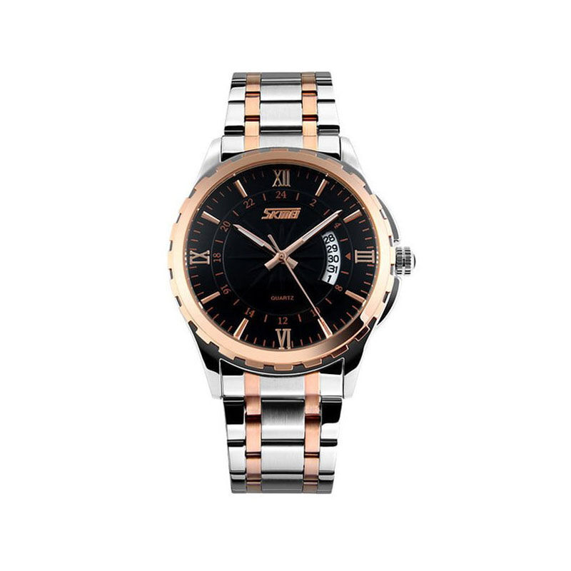 Picture of Skmei 9069 Quartz Men’s Watch-Rose Gold Black