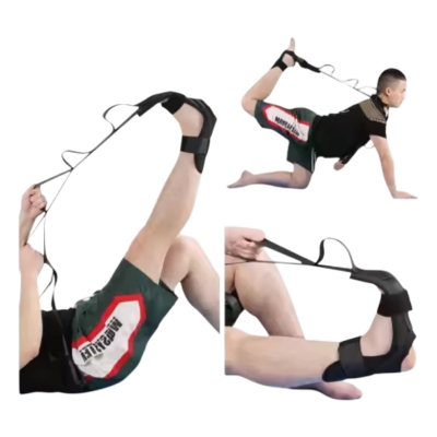 Picture of Yoga Flexibility Stretching Leg Stretcher Strap for Ballet Cheer Dance Gymnastics Trainer Yoga Flexibility Leg Stretch Belt