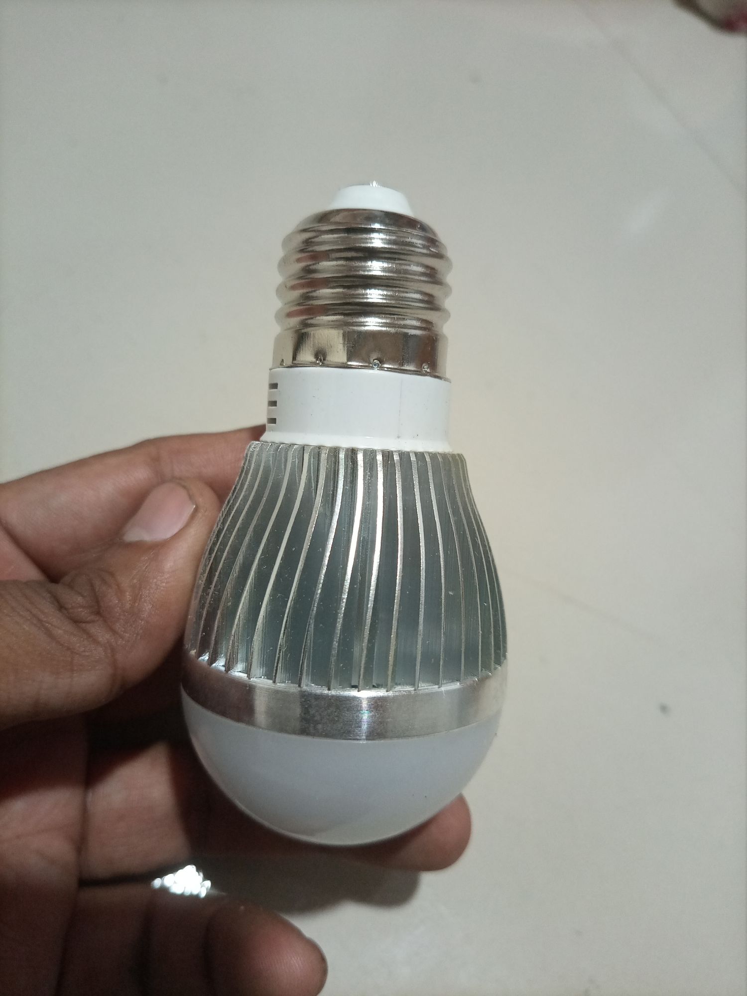 Picture of China High Power LED Light Bulb High Quality Heatsink base 3W-Warm White