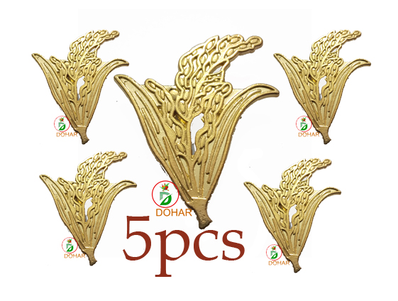 Picture of Golden Paddy Coat Pin/ Hijab Pin Brooches (01 Pcs)