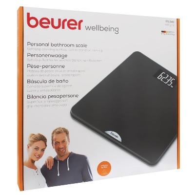Picture of Beurer Ps 240 Personal Bathroom Scale Comfortable With Secure Footing. - Weight Machine - weight machine