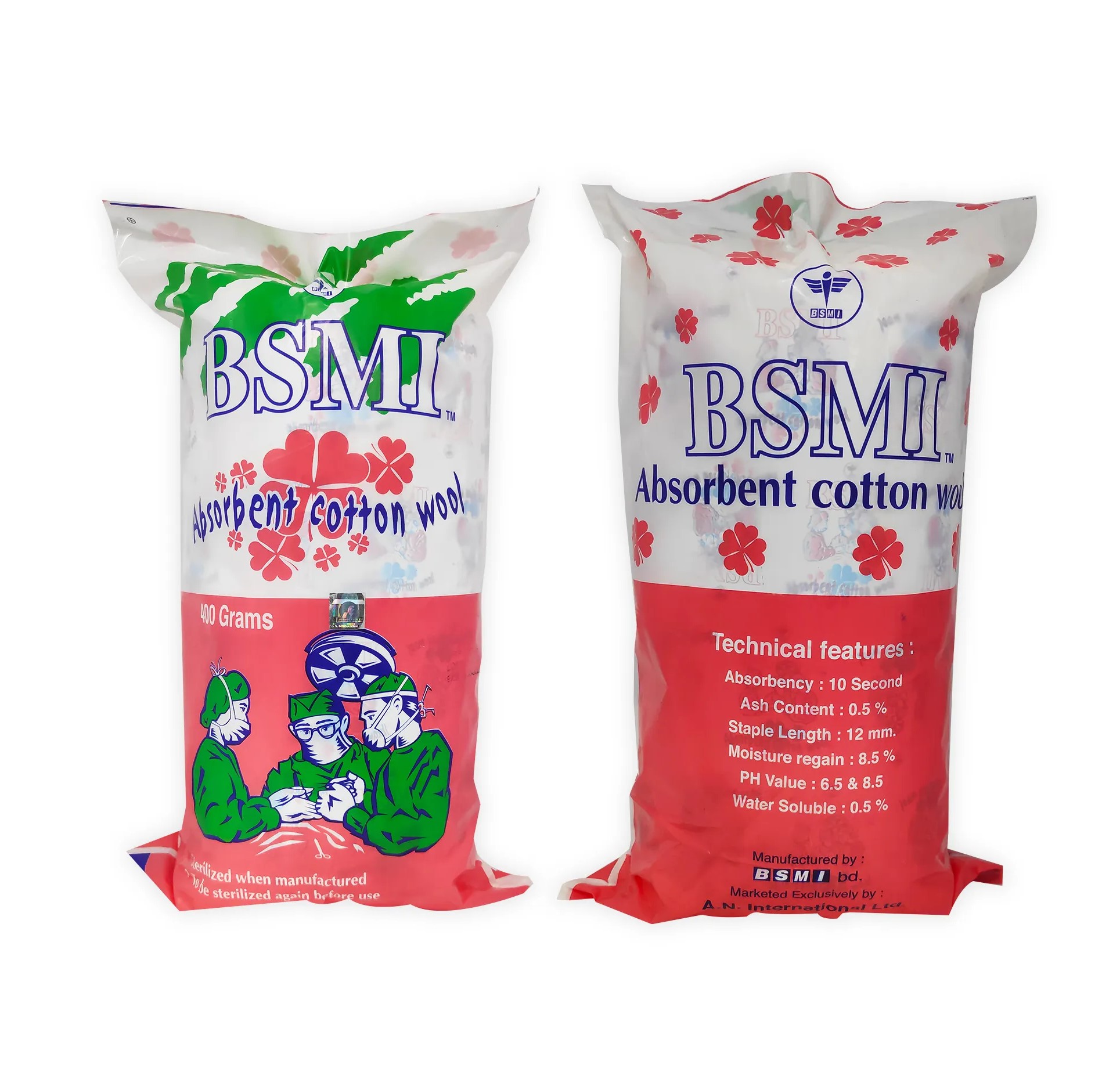 Picture of BSMI Absorbent Cotton Roll (400g)
