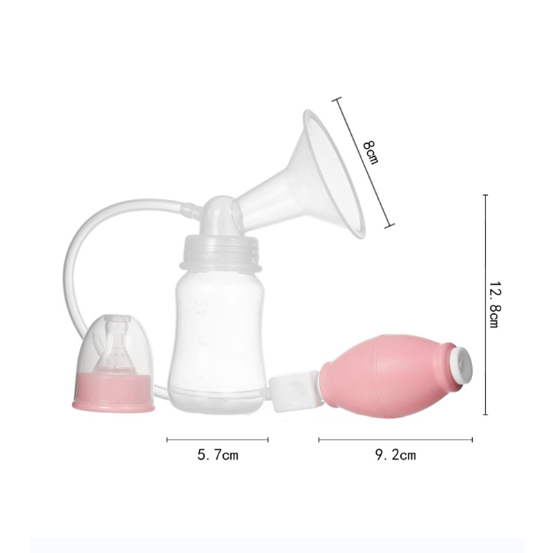 Picture of Brest Pump Manual Control Mom Breastfeeding Baby Milk Suction Feeding Newborn Bottle 1 set