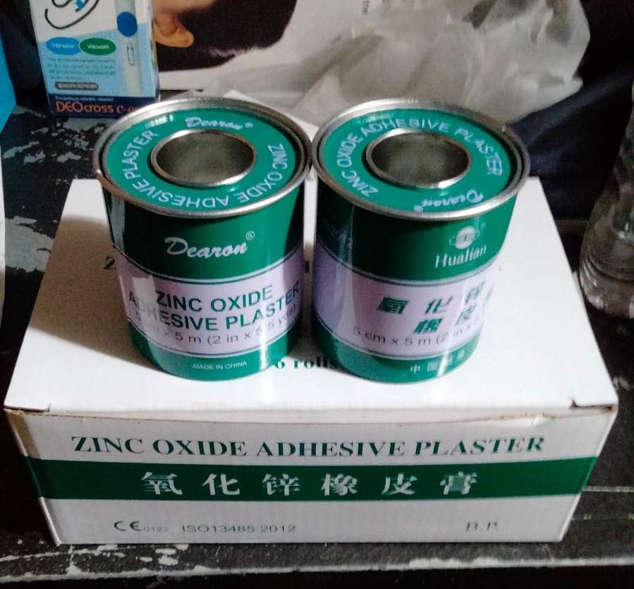 Picture of Dearon Zinc Oxide Adhesive Plaster (2 In *5.5 Yds) 5cm * 5m (Hualian) 1pcs