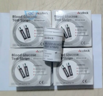Picture of AcuTeck Blood Glucose Strips 50& 50 & 100 pes,1box