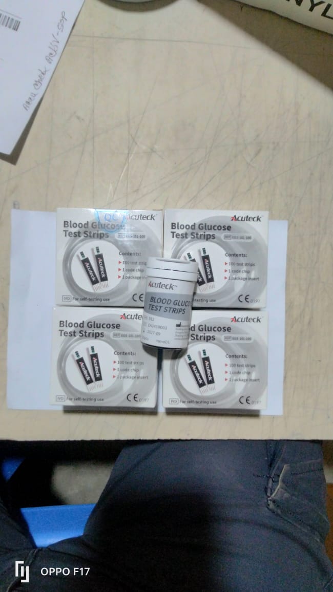 Picture of AcuTeck Blood Glucose Strips 50& 50 & 100 pes,1box