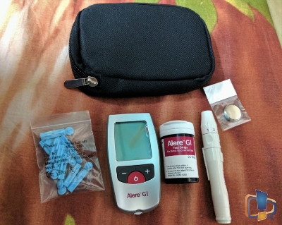 Picture of G1 Advance blood glucose Monitoring System with 10 test strips