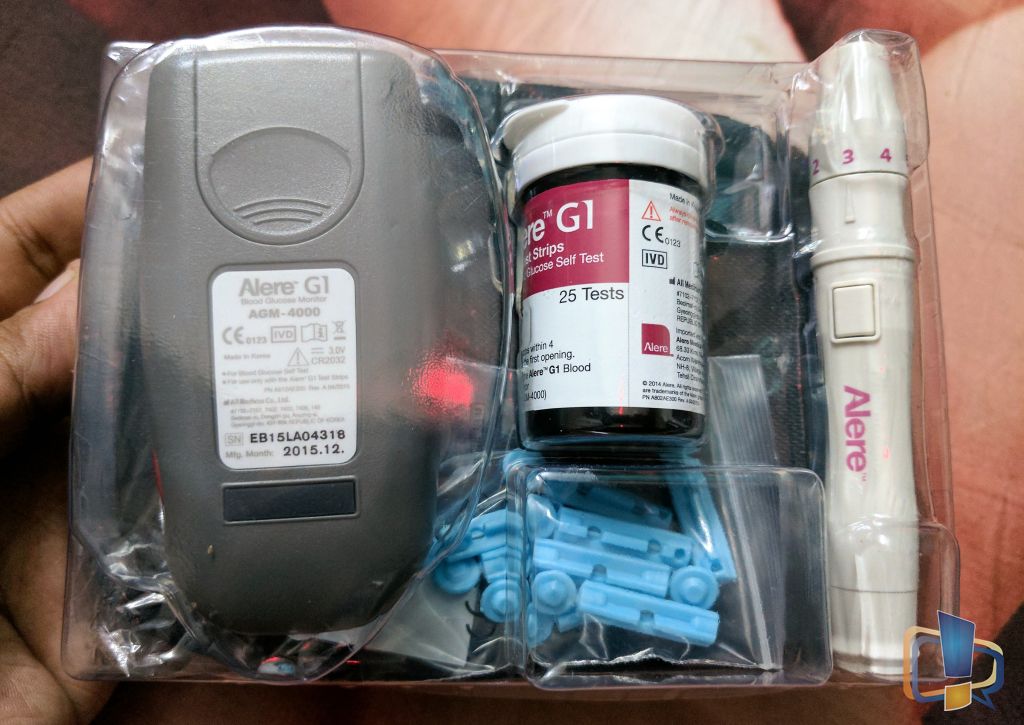 Picture of G1 Advance blood glucose Monitoring System with 10 test strips