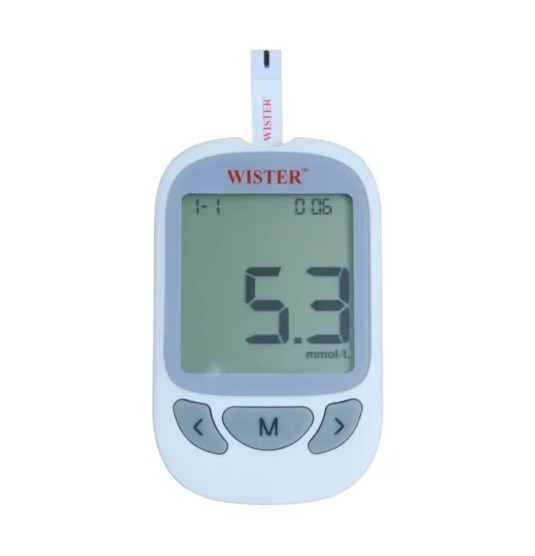 Picture of Wister Blood Glucose Monitor Diabetes Check Machine- White