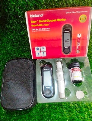 Picture of Bioland Easy Blood Glucose Monitor. Model: G-425-3 Easy