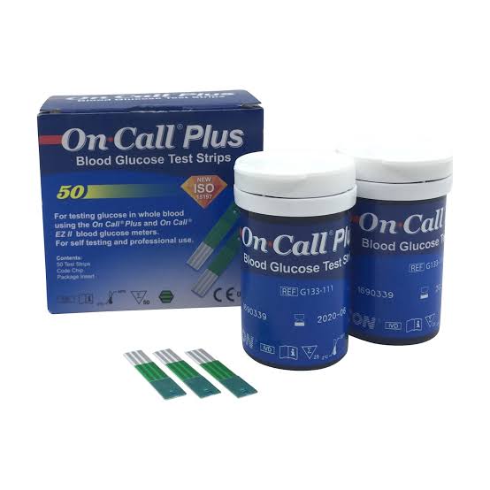 Picture of One Call Plus Blood Glucose Test Strips 25x25=50pcs